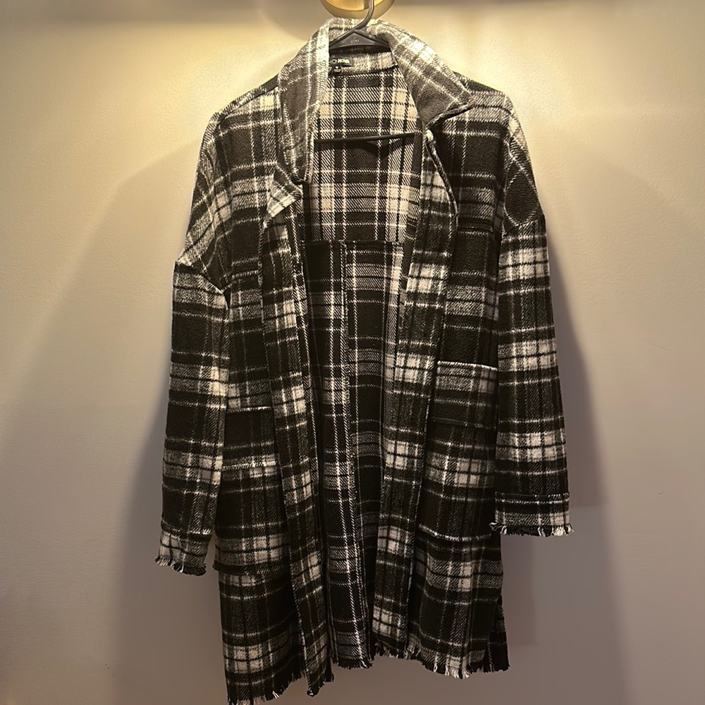 Oversized Flannel Jacket
